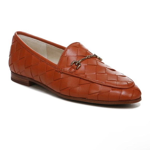 Loraine Woven Loafer (Women) SAM EDELMAN Canyon Orange size 10 new no box - Picture 1 of 16